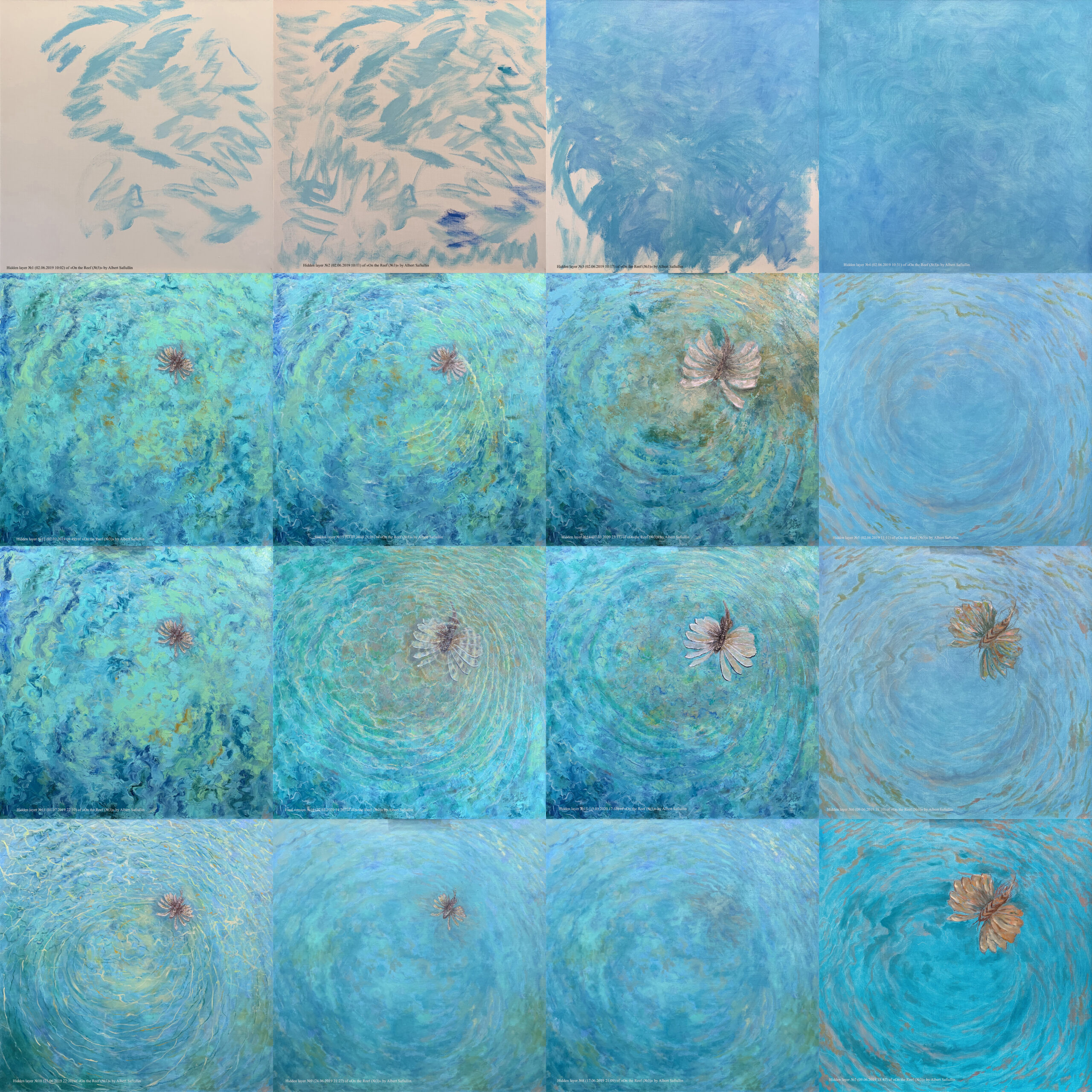 NFT on the reef rarible painting attractort artist Albert Safiullin