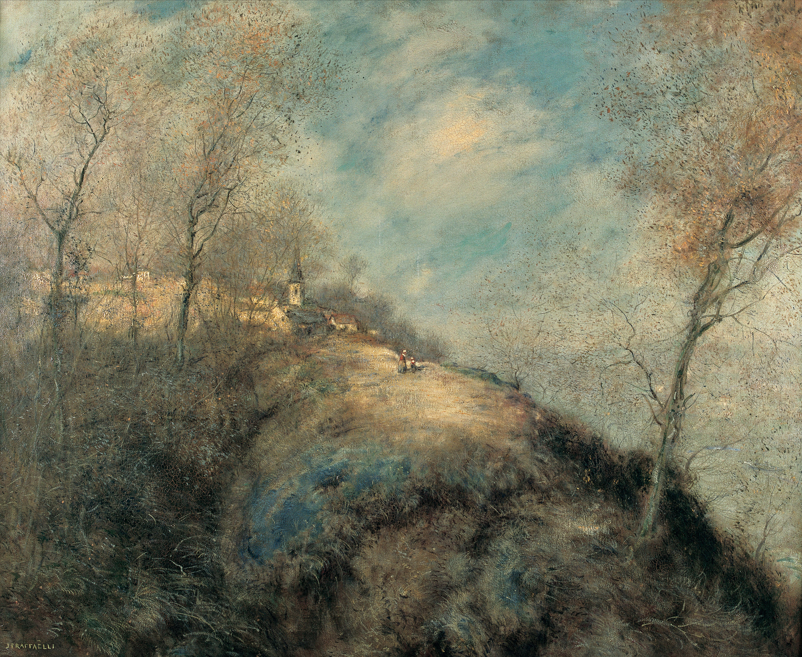 The abandoned route by Jean François Raffaëlli