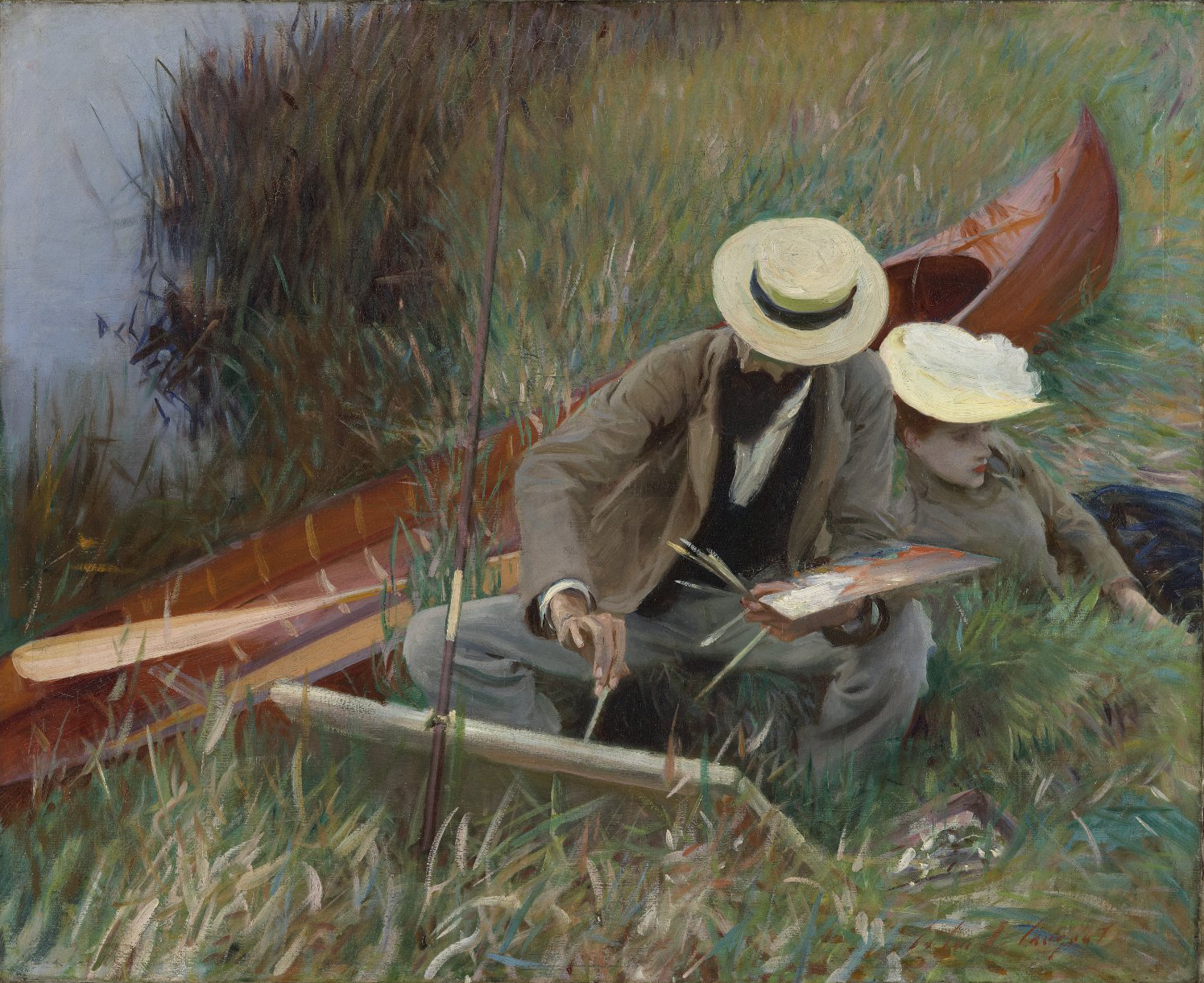 An Out-of-Doors Study by John Singer Sargent
