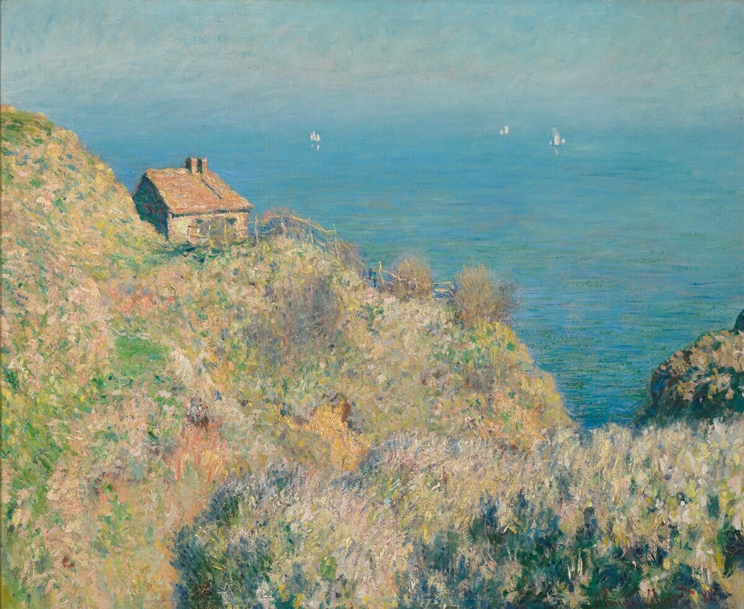La maison du pêcheur, Varengeville by Claude Monet