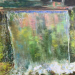 Source spring brook water painting oil canvas artist impressionism Albert Safiullin